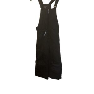 AQK Black Snow Bib Overalls 7 or 8
